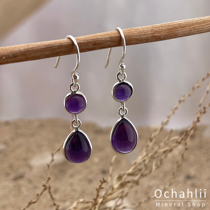 Amethyst Silber Ohrringe