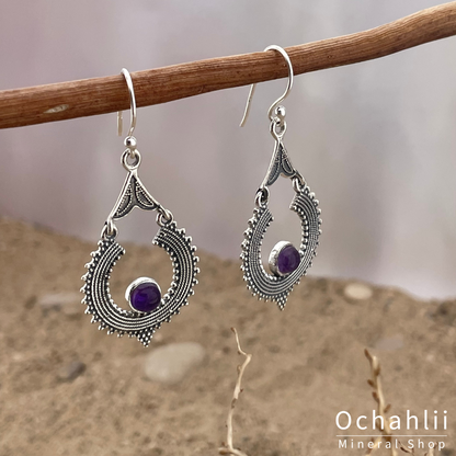 Amethyst Silber Ohrringe