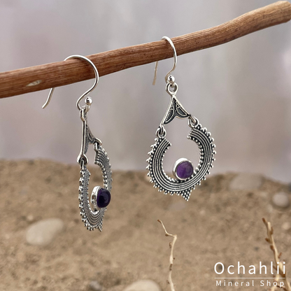 Amethyst Silber Ohrringe