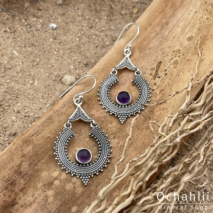 Amethyst Silber Ohrringe