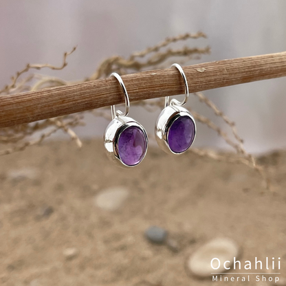 Amethyst Silber Ohrringe