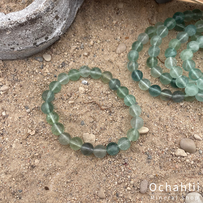 Fluorite green bracelet 10mm