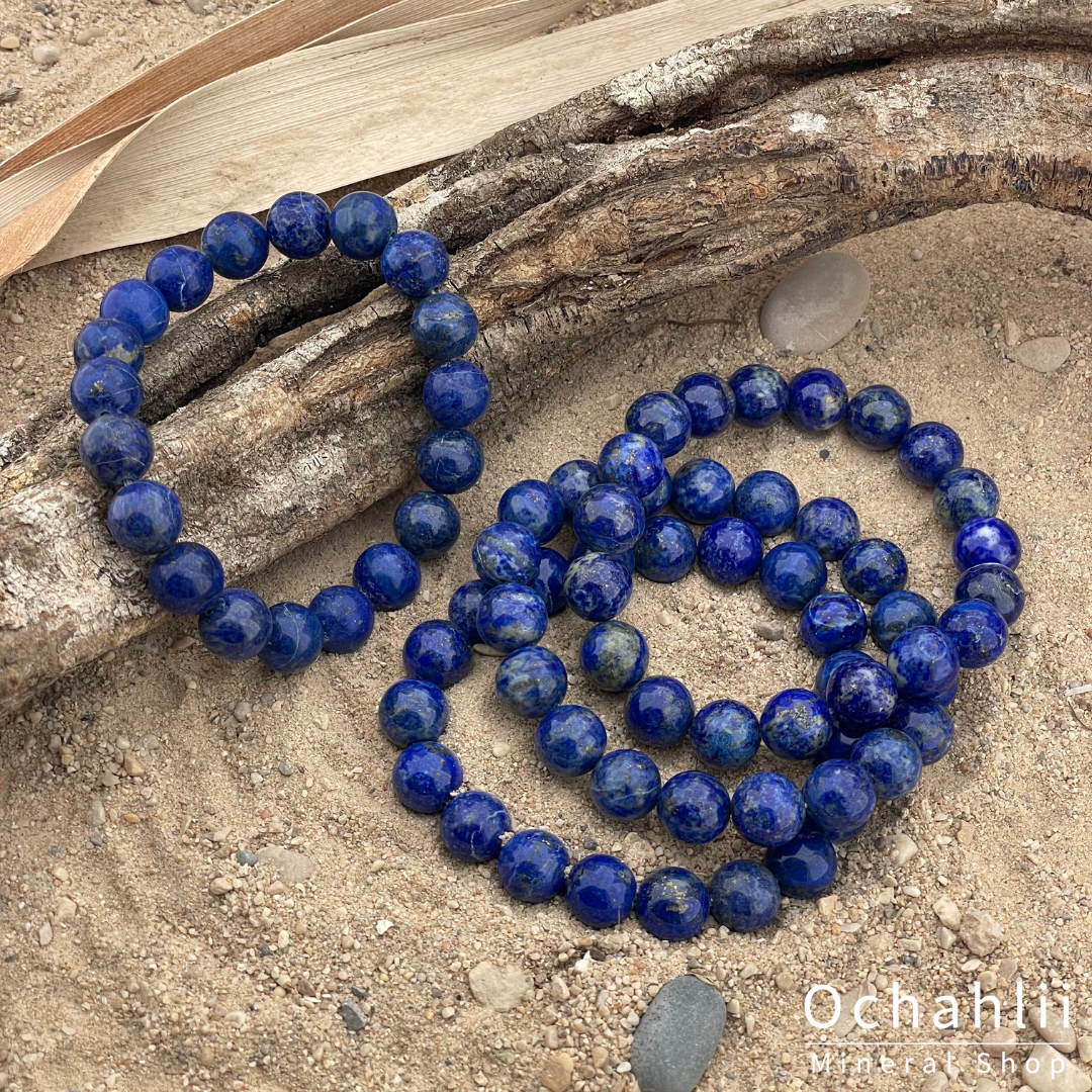 Lapis Lazuli AAA Armband 10mm