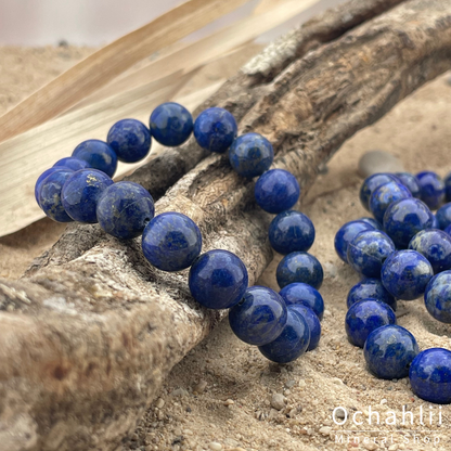 Lapis Lazuli AAA Armband 10mm