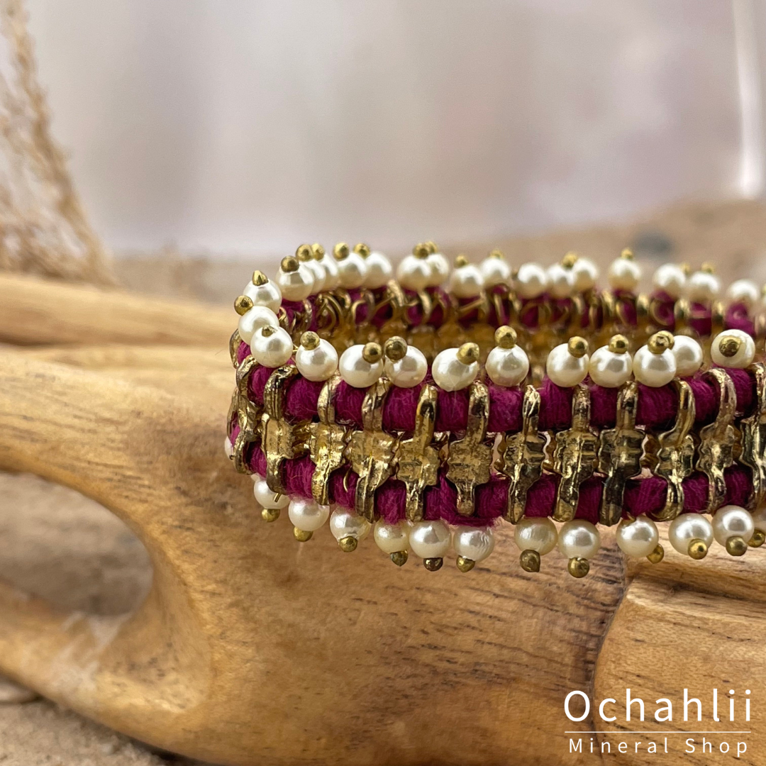 Ethnic bracelet gold-colored/rose