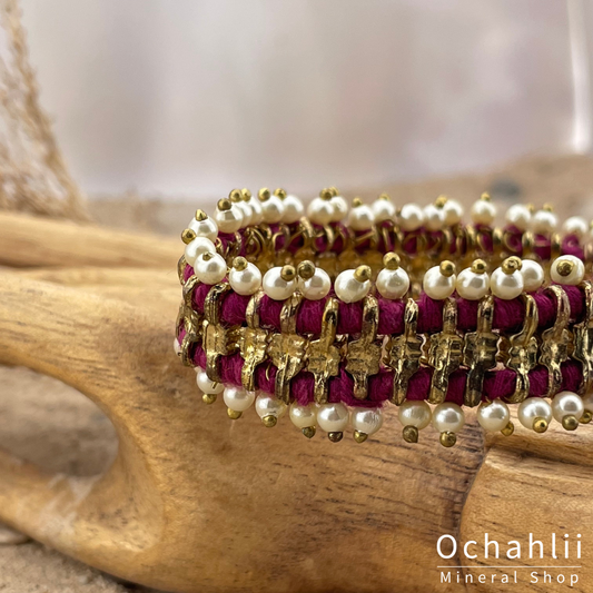 Ethnic bracelet gold-colored/rose