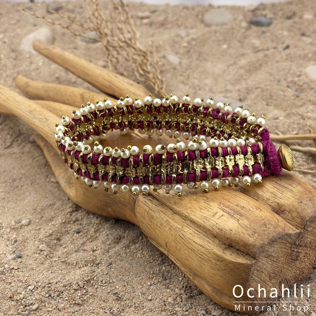 Ethnic bracelet gold-colored/rose