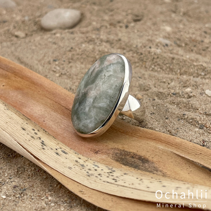 Bague en argent orange Serafinite taille 61 