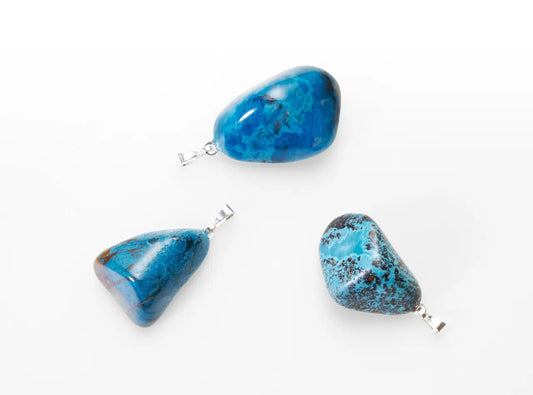 Tumbled stone pendant Shattuckite AA