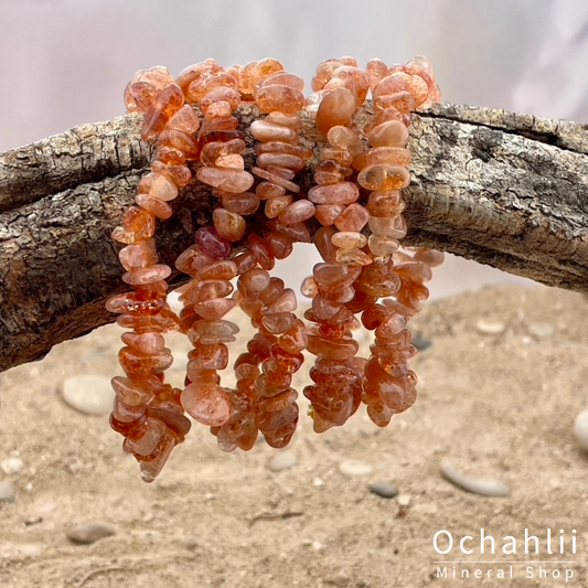 Sunstone split bracelet