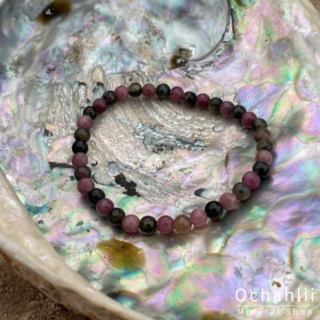 Tourmaline fur split bracelet