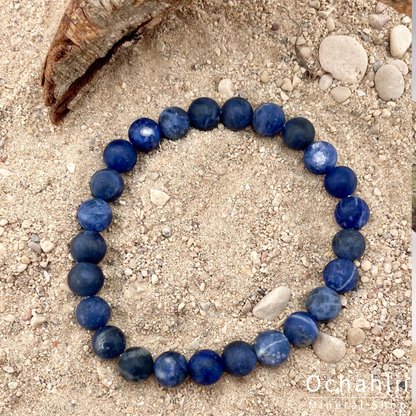 Sodalite bracelet 8mm MAT