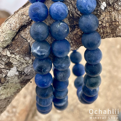 Sodalite bracelet 8mm MAT