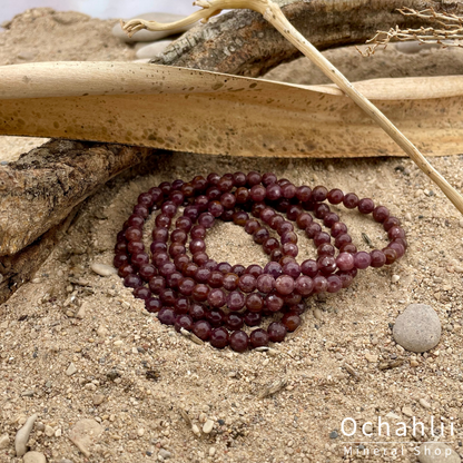 Bracelet lépidolite 6mm