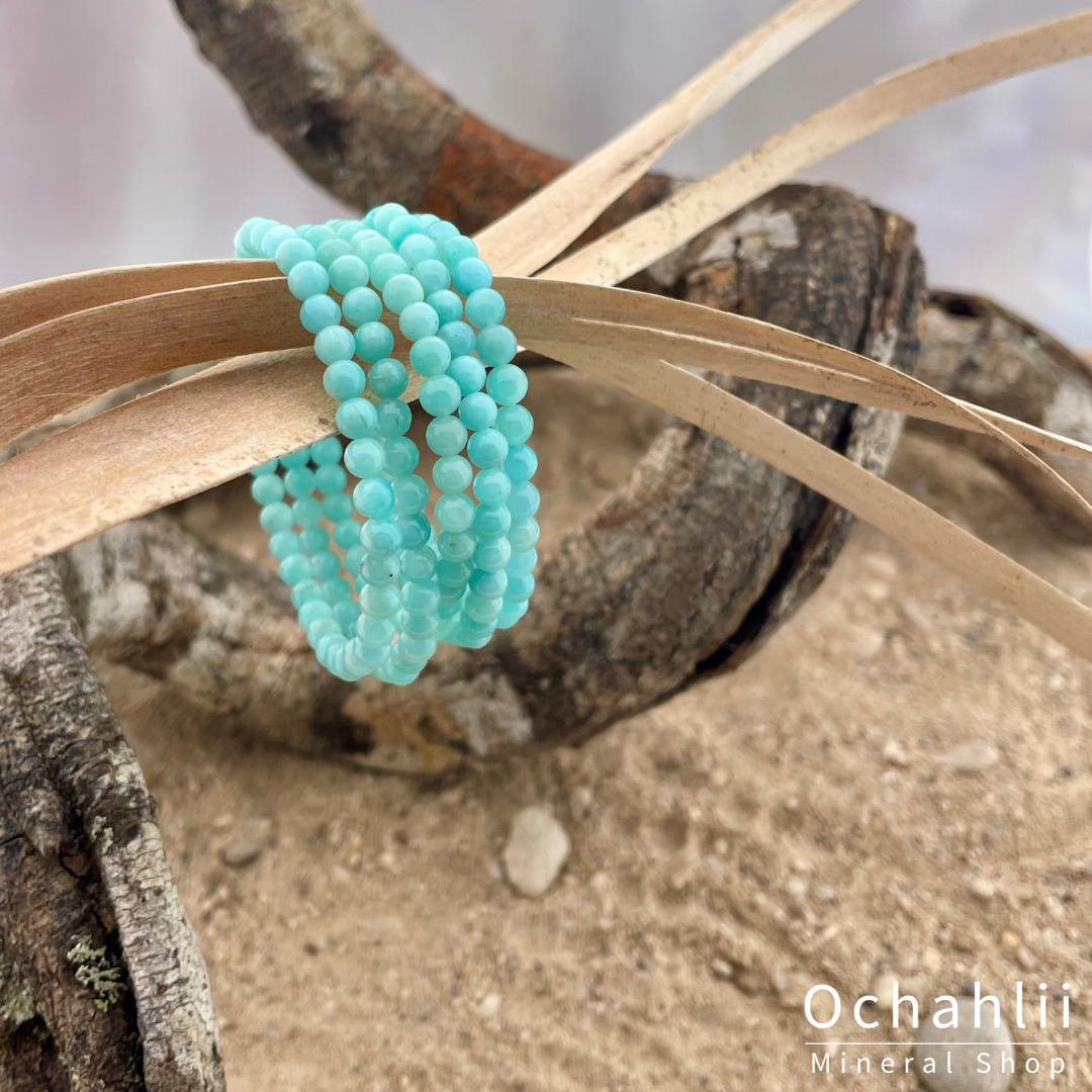 Amazonite bracelet 4mm