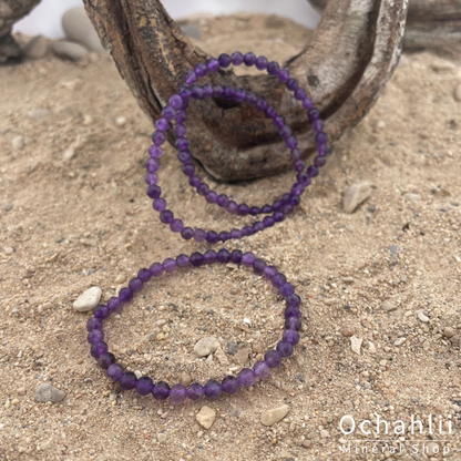 Amethyst Armband Facette 4mm