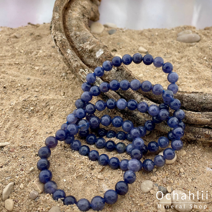 Bracelet Iolite (Cordirite) 8mm