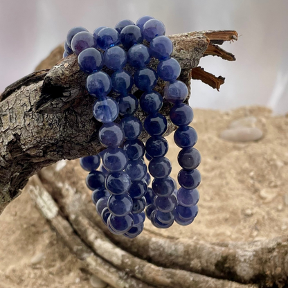 Bracelet Iolite (Cordirite) 8mm