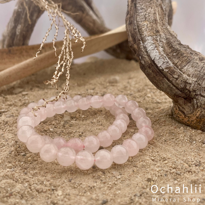 Rose quartz bracelet 8mm