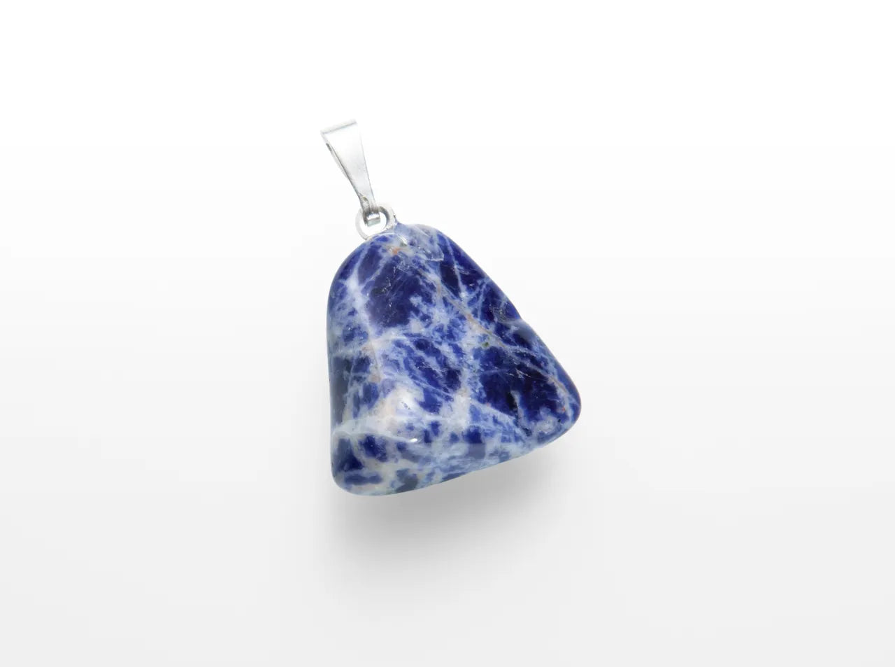 Sodalite tumbled stone pendant