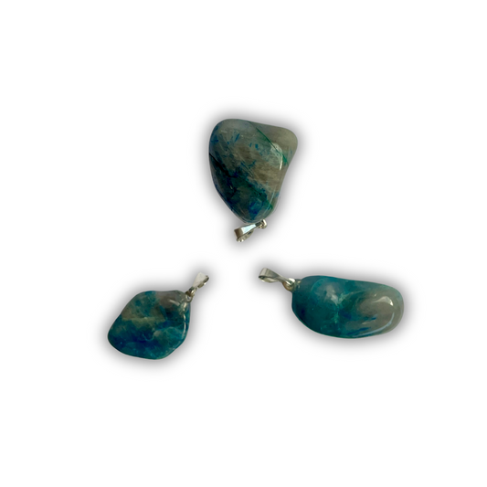 Tumbled stone pendant Shattuckite