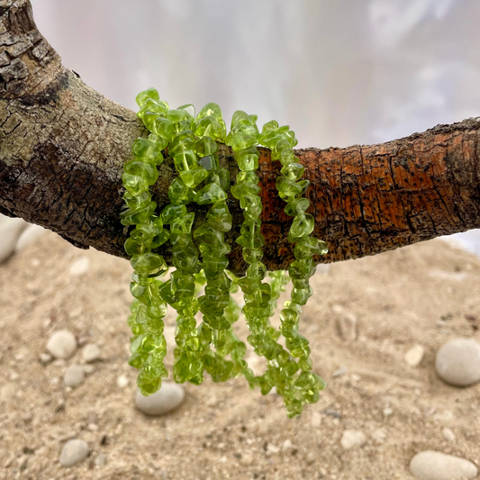 Peridot split bracelet 