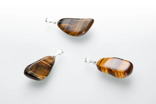 Tiger Eye Tumbled Stone Pendant